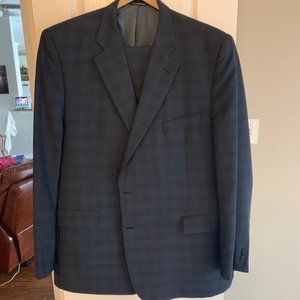 Beautiful Jack Victor Medium Blue Pattern Suit